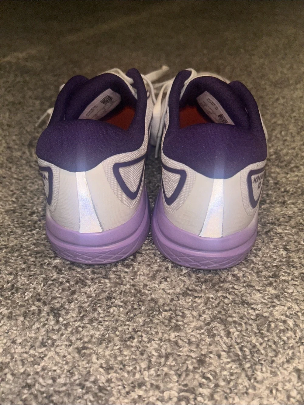 Saucony Women’s White and Purple Athletic Running Shoes